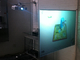 Μεγάλος πολυ τοίχος οθόνης αφής LCD Dispay 80 ίντσας νανο γκρίζο φύλλο αλουμινίου διαφάνειας της Pet ημι