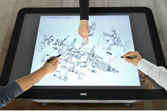 40 ίντσα multitouch IR με το καλώδιο USB, 100mA καθαρή επιτροπή αφής γυαλιού υπέρυθρη,