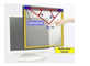 Τοίχος και οθόνη επιτραπέζιας οπτική αφής αφής LCD αφής 55 ίντσα - υψηλός αποδοτικός