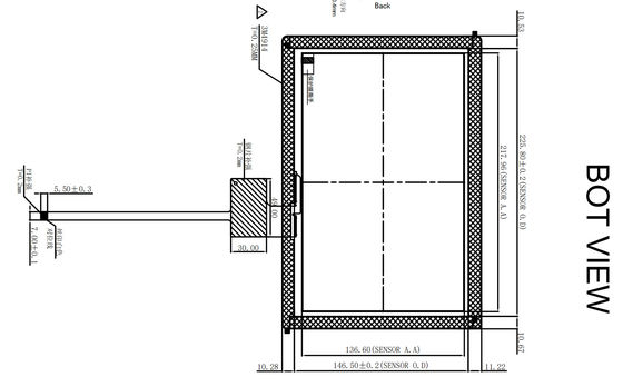 POS G+G 10.1 ιντσών προγραμματισμένο χωρητικό πάνελ αφής