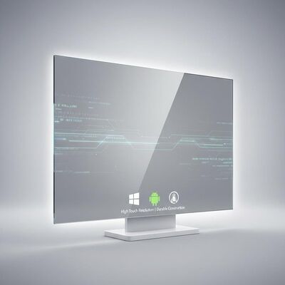 Proyector capacitivo táctil compatible con Windows Android Linux con alta resolución táctil y construcción duradera